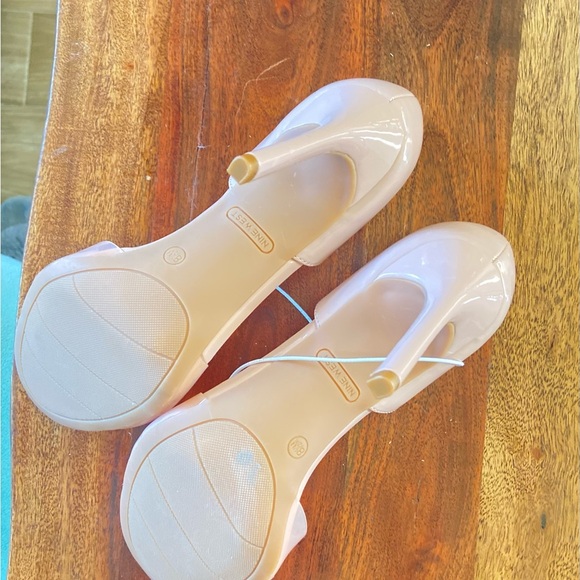 Nine West stiletto clear open toe heels - Picture 9 of 15